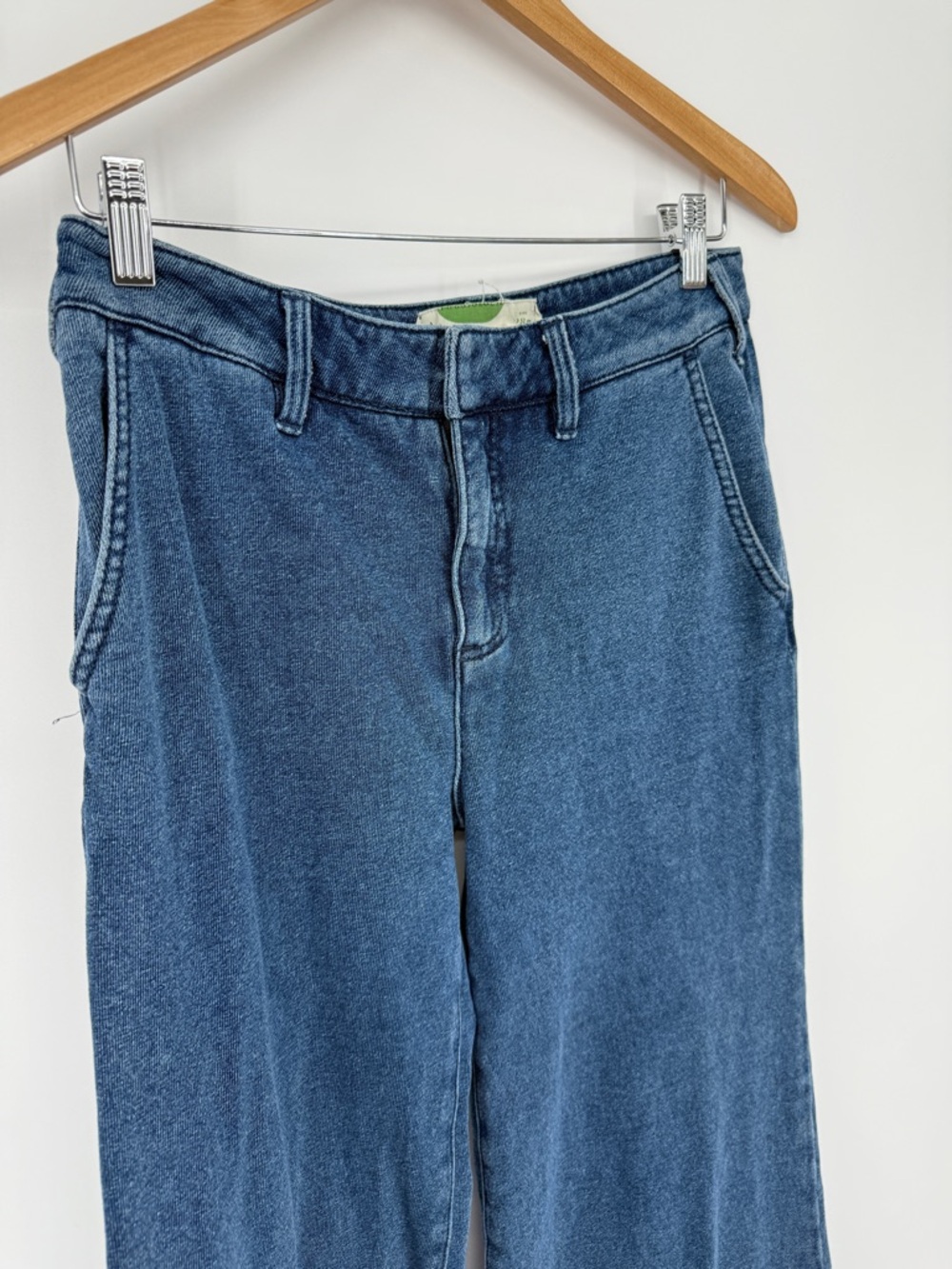 Anthropologie Wide Leg Jeans Size 28P - Picture 2 of 5